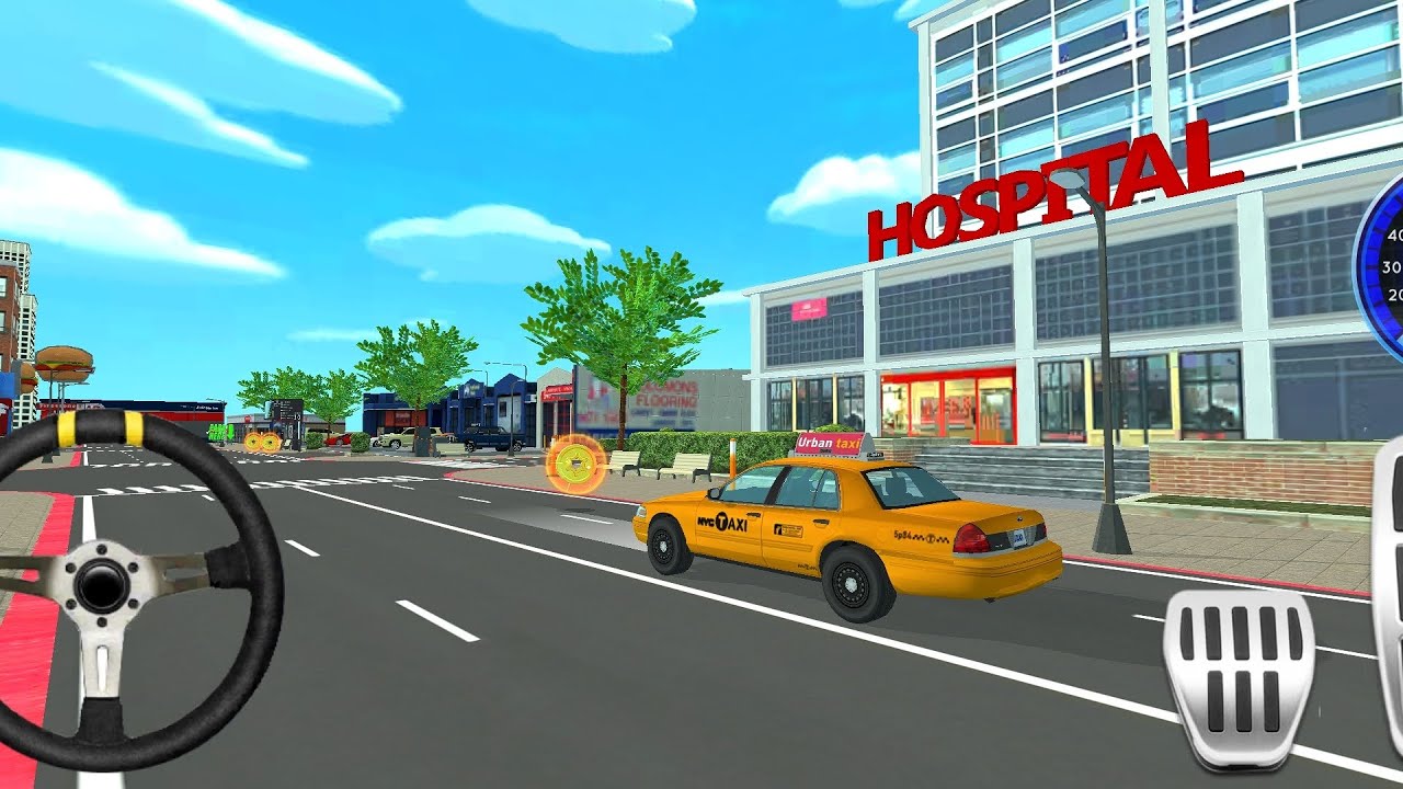 Adventures  Journey Through the City Streets  or  Fun Taxi Ride  Exploring Urban