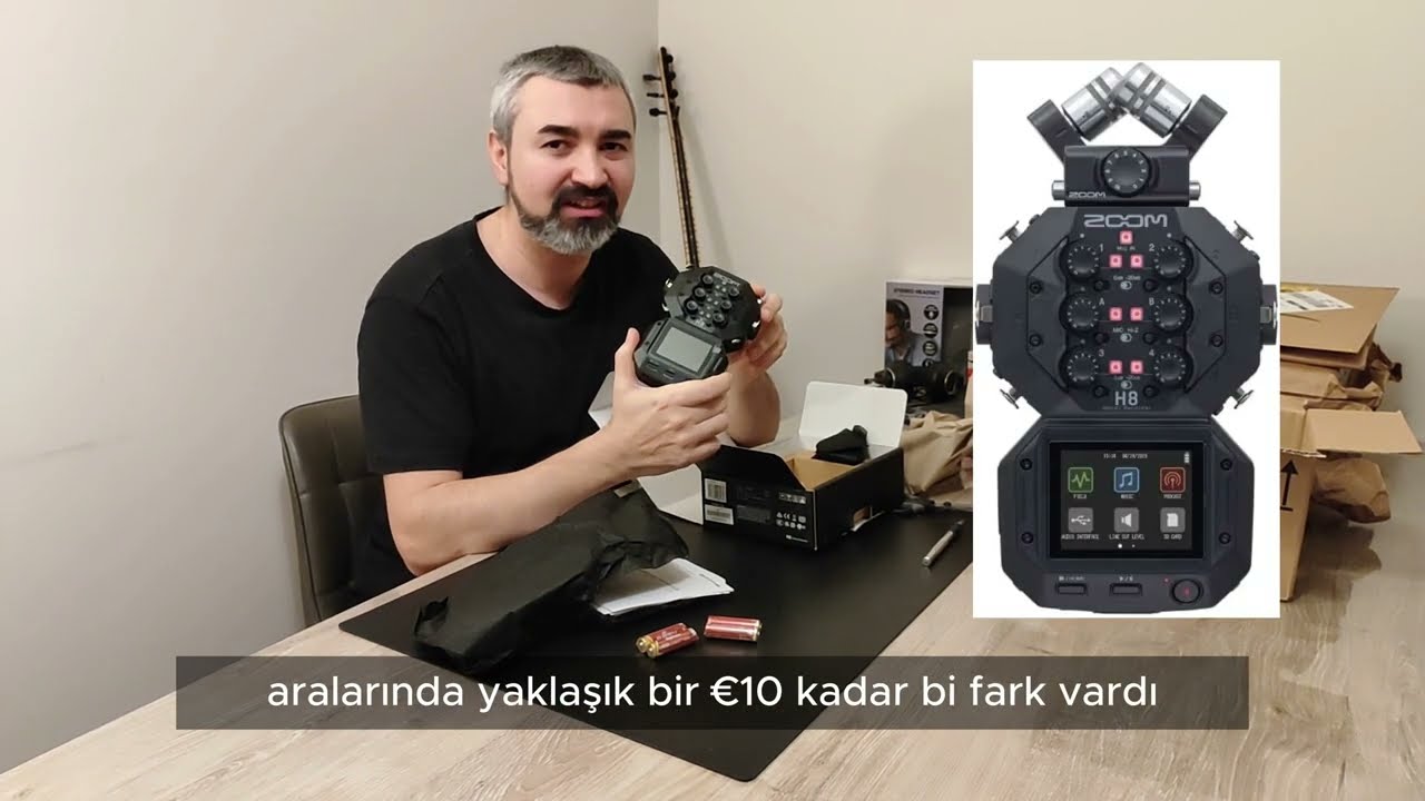 ZOOM H8 - EVDE SIFIRDAN SES KAYDI SİSTEMİ KURMAK