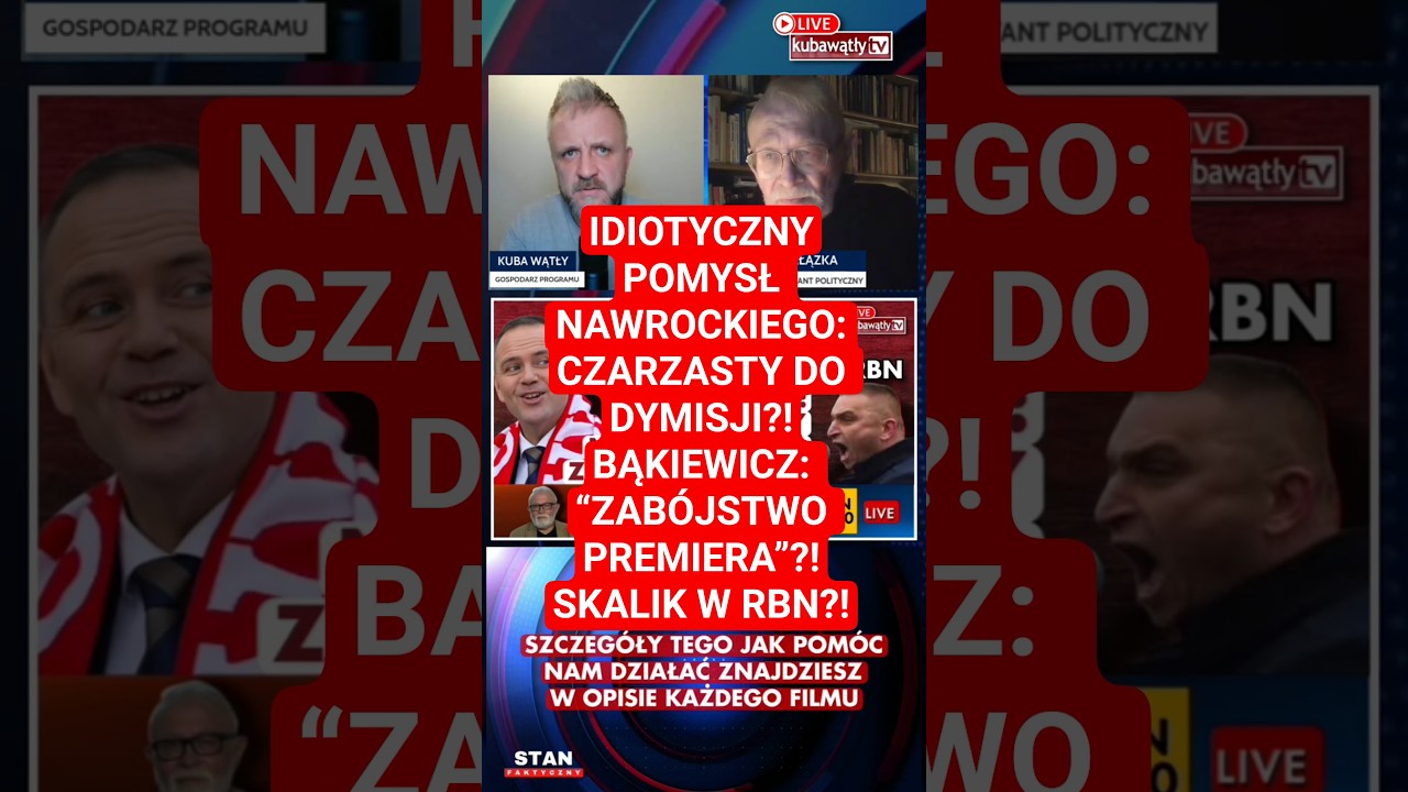 Gałązka NA ŻYWO: NAWROCKI - DYMISJA CZARZASTEGO ⁉️| BĄKIEWICZ: ZARZUTY | SKALIK OD BRAUNA I RBN ⁉️
