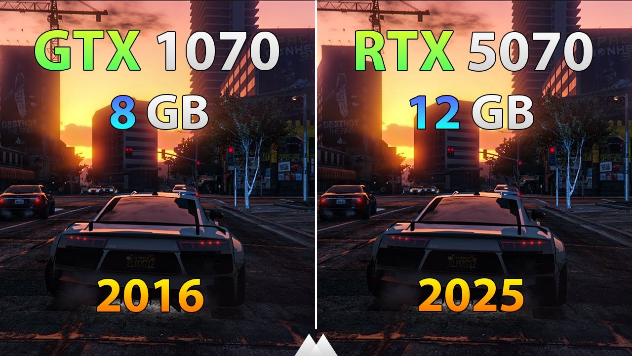 RTX 5070 vs GTX 1070 🚀 | How big a leap is 9 years? 👀 | BENCHMARK