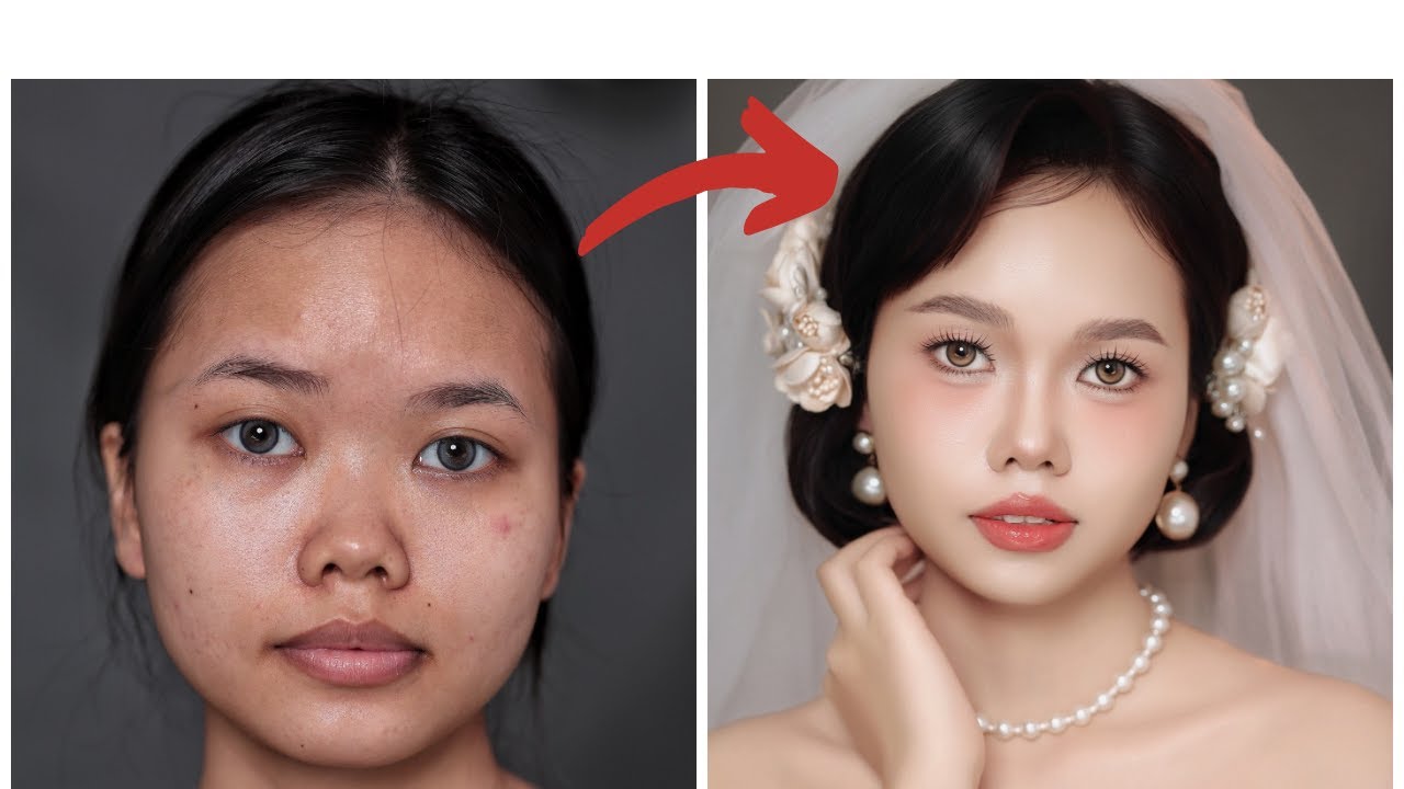Trang Điểm Mẫu Khuyết Điểm Mũi Tẹt / H&ugrave;ng Việt Makeup