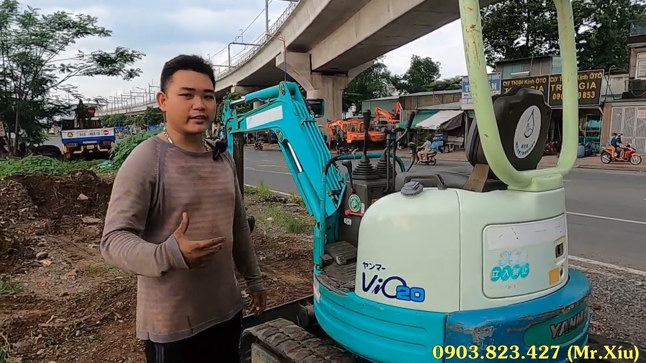 Giới thiệu xe đào mini gàu 01 giá rẻ nhất trong phân khúc thủy lực. Yanmar Vio20-1&IHI 18J