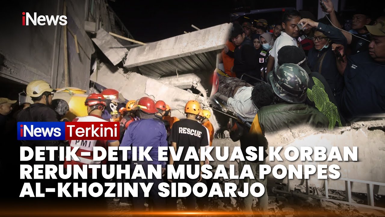 Musala Ponpes Al Khoziny Sidoarjo Ambruk, 84 Santri Berhasil Diselamatkan | iNews Terkini (30/9)