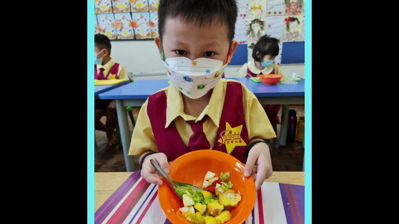 🍅🥬🥚My Delicious Salad🍞🥛🌽(K12022)