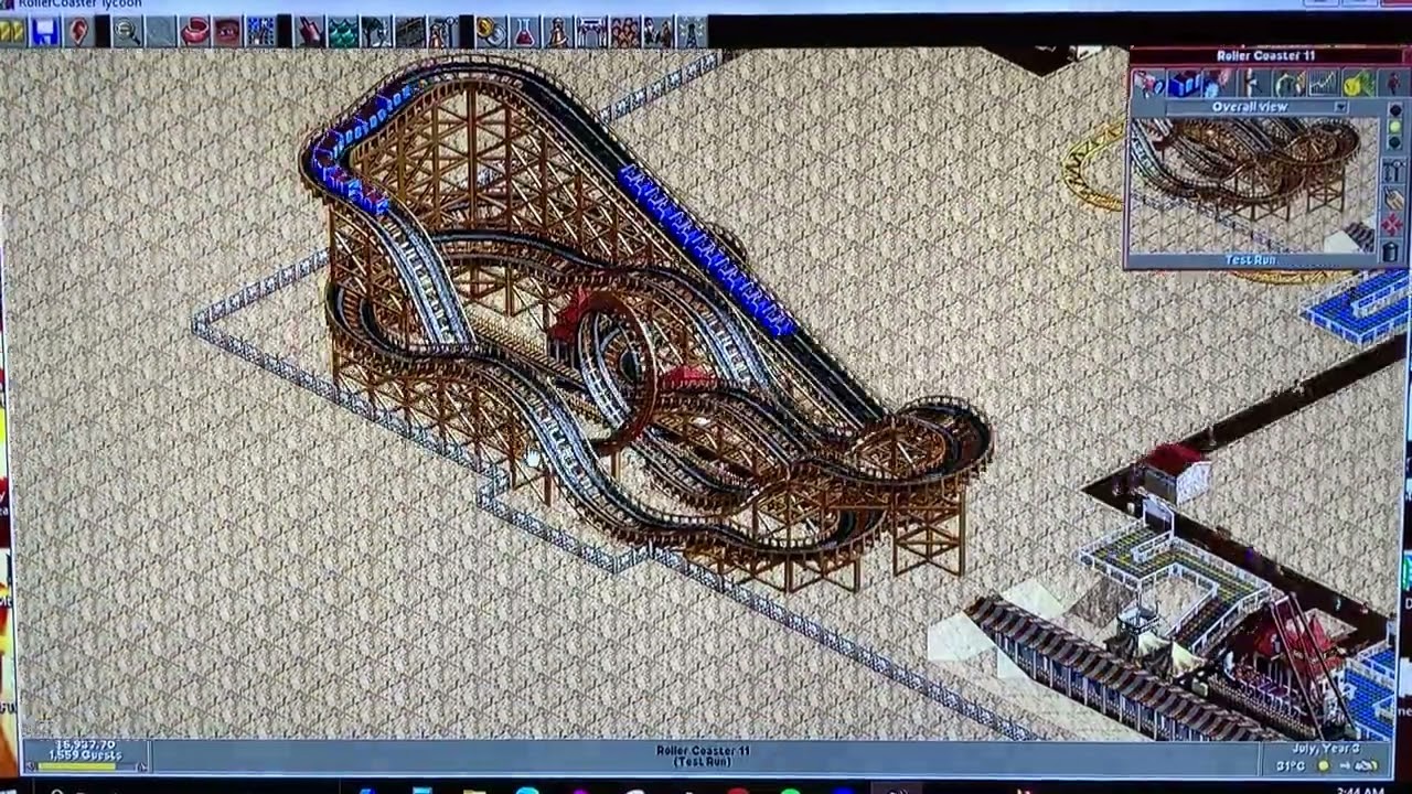 The Legend's Feelin Loopy! Roller Coaster Tycoon Loopy Landscapes, Episode 136