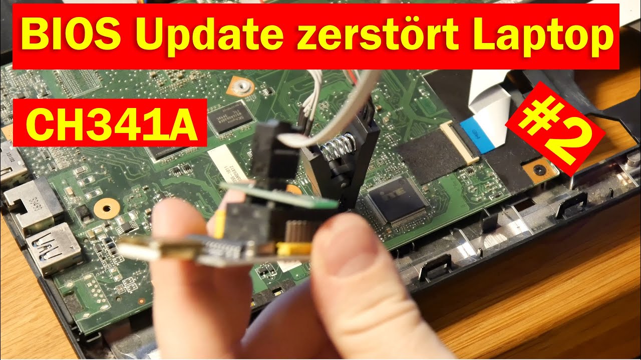 Lenovo Laptop nach Bios Update zerstört | CH341A | Teil 2
