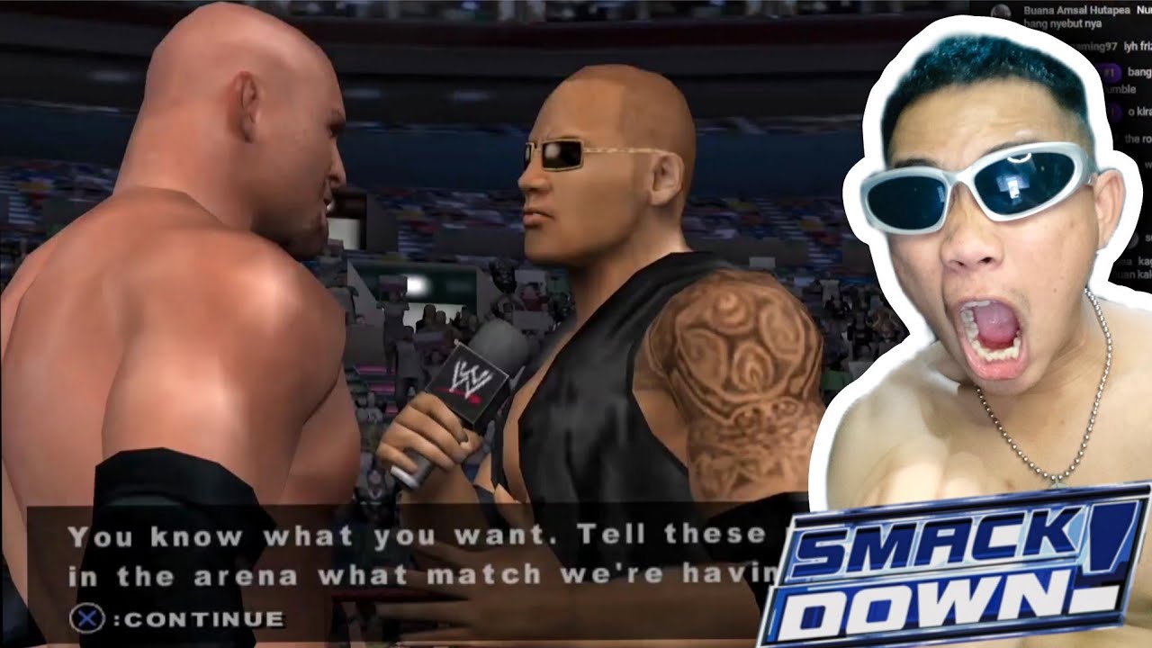 Mode Season Goldberg vs The rock Di WrestleMania | Game WWE Smackdown Here Comes The Pain Gameplay