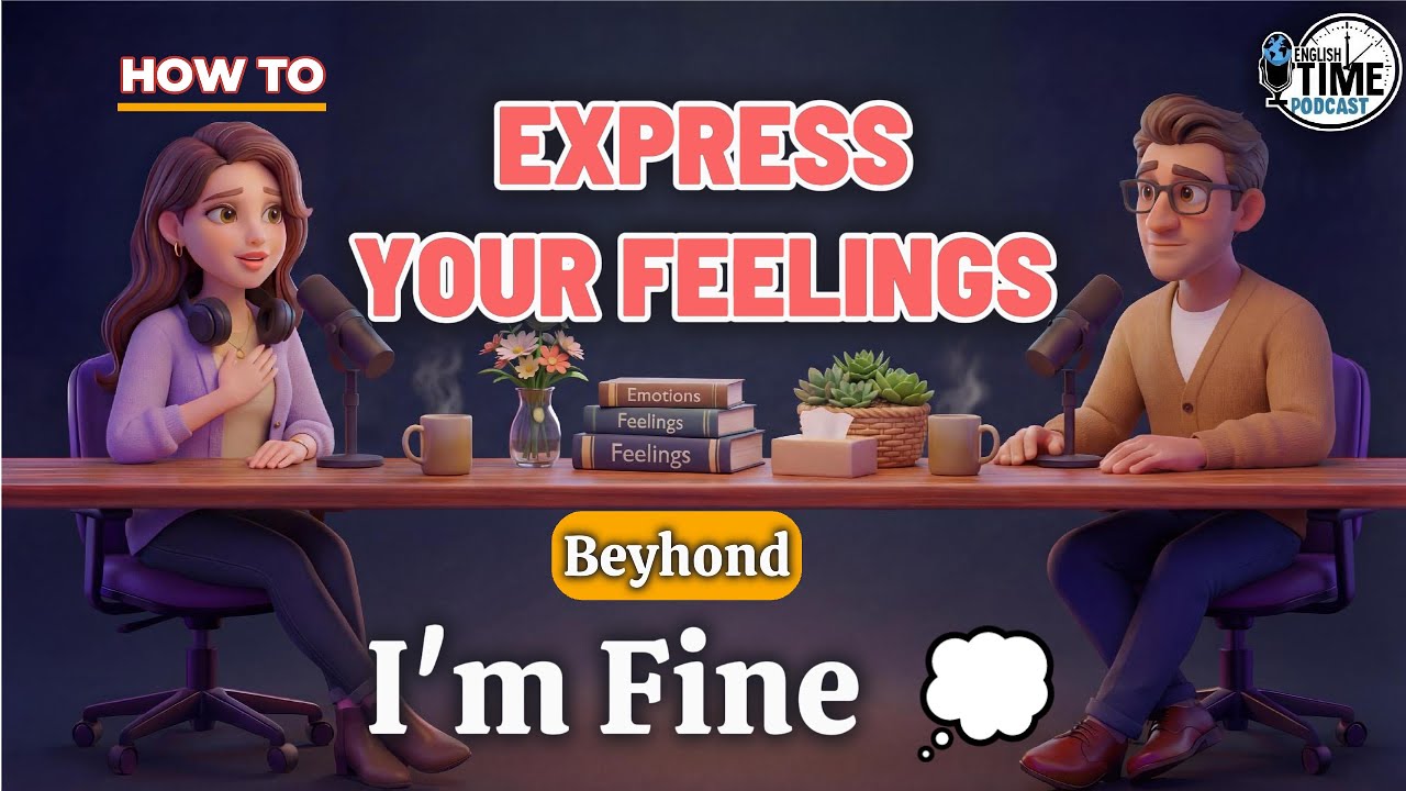 How to Talk About Your Feelings in English ｜English podcast for intermediate learners (B1-B2)