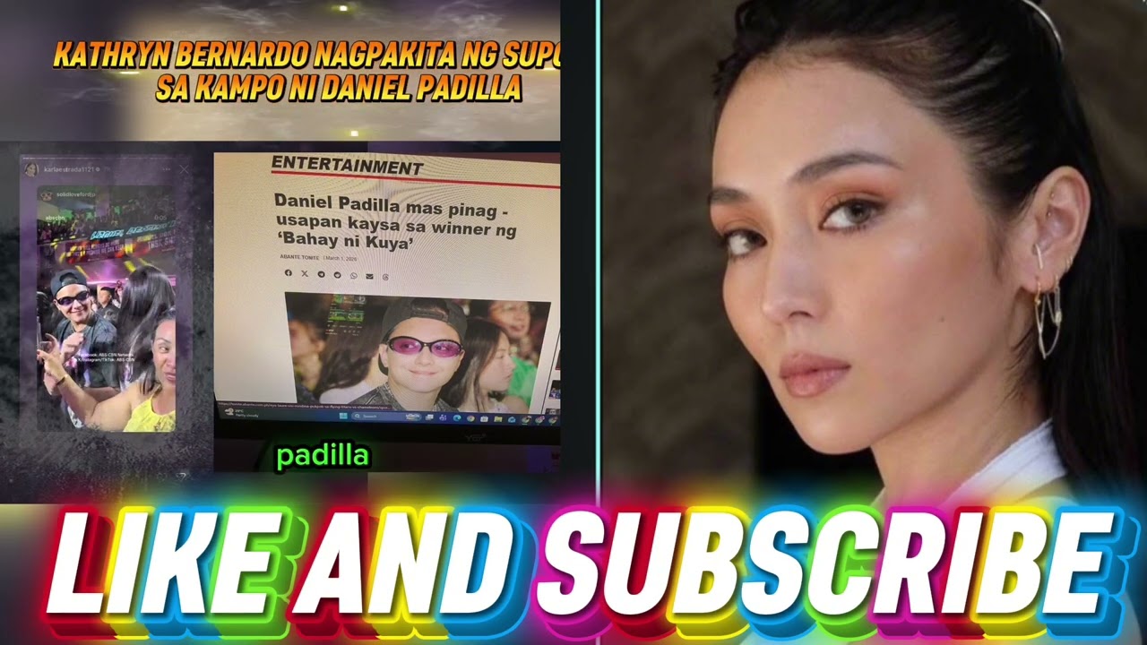 KATHRYN BERNARDO GINAWA ITO SA PAMILYA NI DANIEL PADILLA