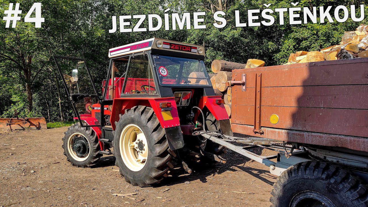 😂 Jak správně (ne)zapojovat vlek 🙈 Jezdíme s Leštěnkou / #4 / Zetor 6245 🔴 + BSS 7t