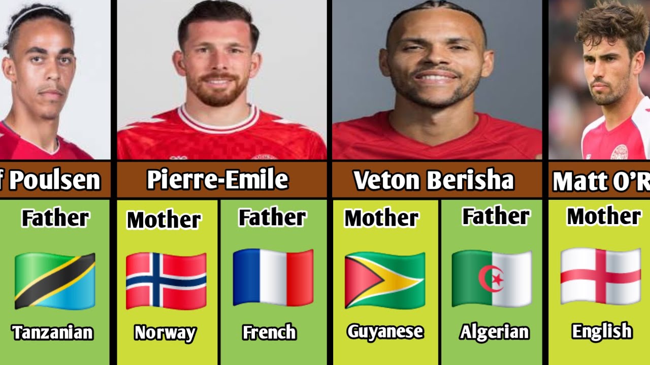 The Real Origins of Danish Football Stars ⚽