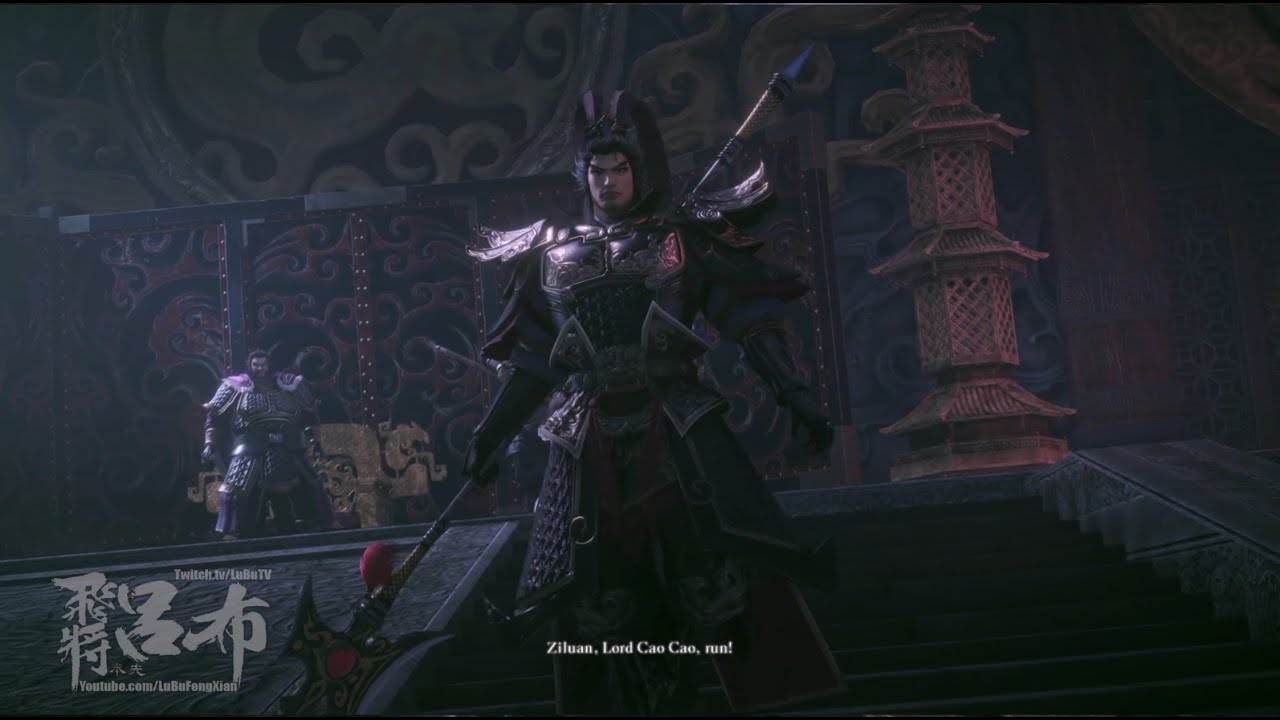 Dynasty Warriors Origins - First Lu Bu Fight (Hero Difficulty)