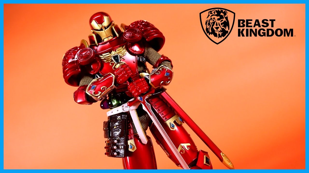 Beast Kingdom Dynamic 8ction Heroes Marvel Comics MEDIEVAL KNIGHT IRON MAN Action Figure Review