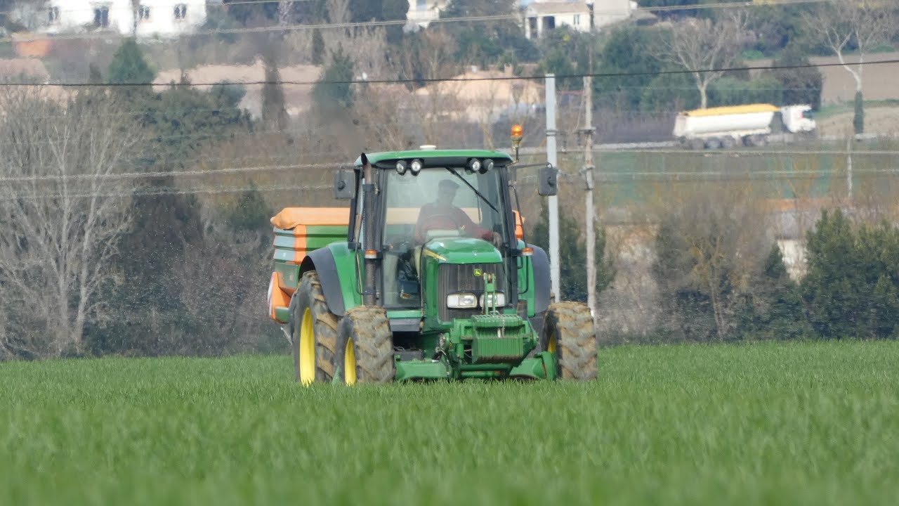 Épandage d’engrais 2024 | John Deere 6920 & Amazone ZA-M | Plaine du Lauragais