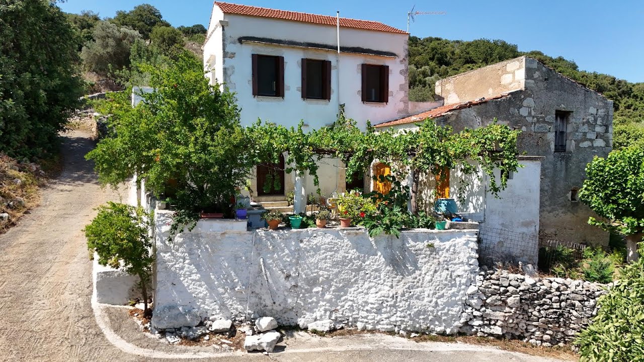 Crete My Second Home - CMSH00098 - Old stone house with a garden & beautiful views in Agios Pavlos