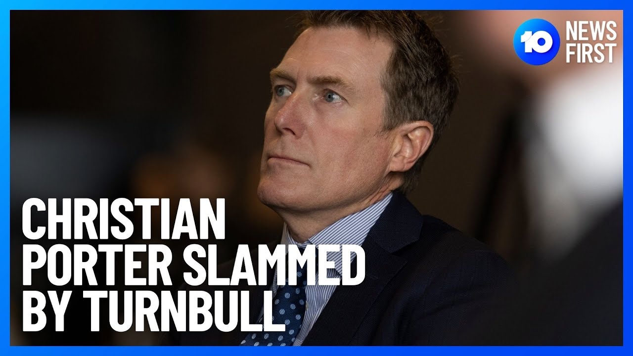 Turnbull Disgusted In Christian Porter | 10 News First