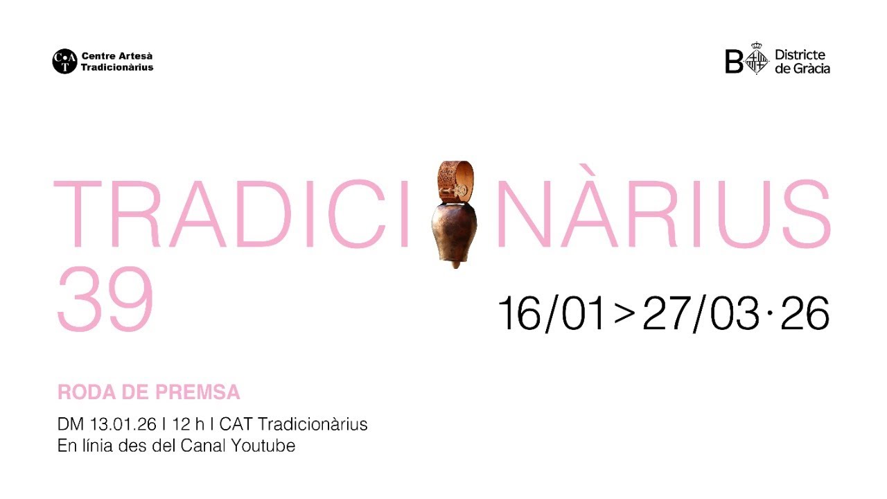 Roda de premsa I Tradicionàrius 39 I 13.01.26 - 12 h