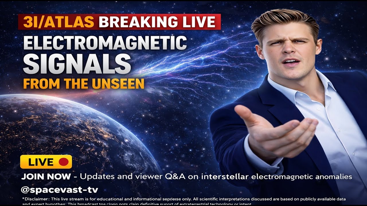 3I/ATLAS LIVE: Cryptic Electromagnetic Signals From an Interstellar Visitor