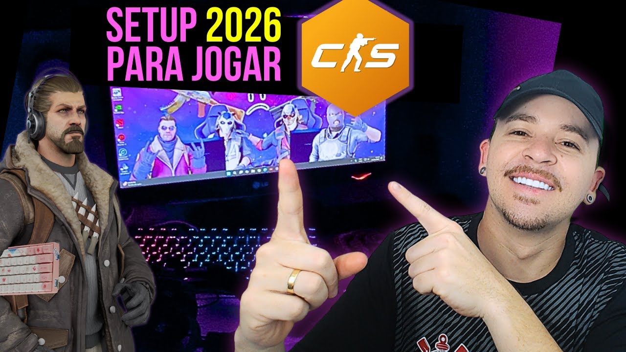MEU SETUP ATUALIZADO 2026 PARA CS2! (RODANDO LISO)