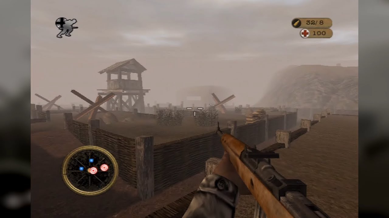 World War II Combat: Road to Berlin (Xbox) - VIP on Trench Warfare