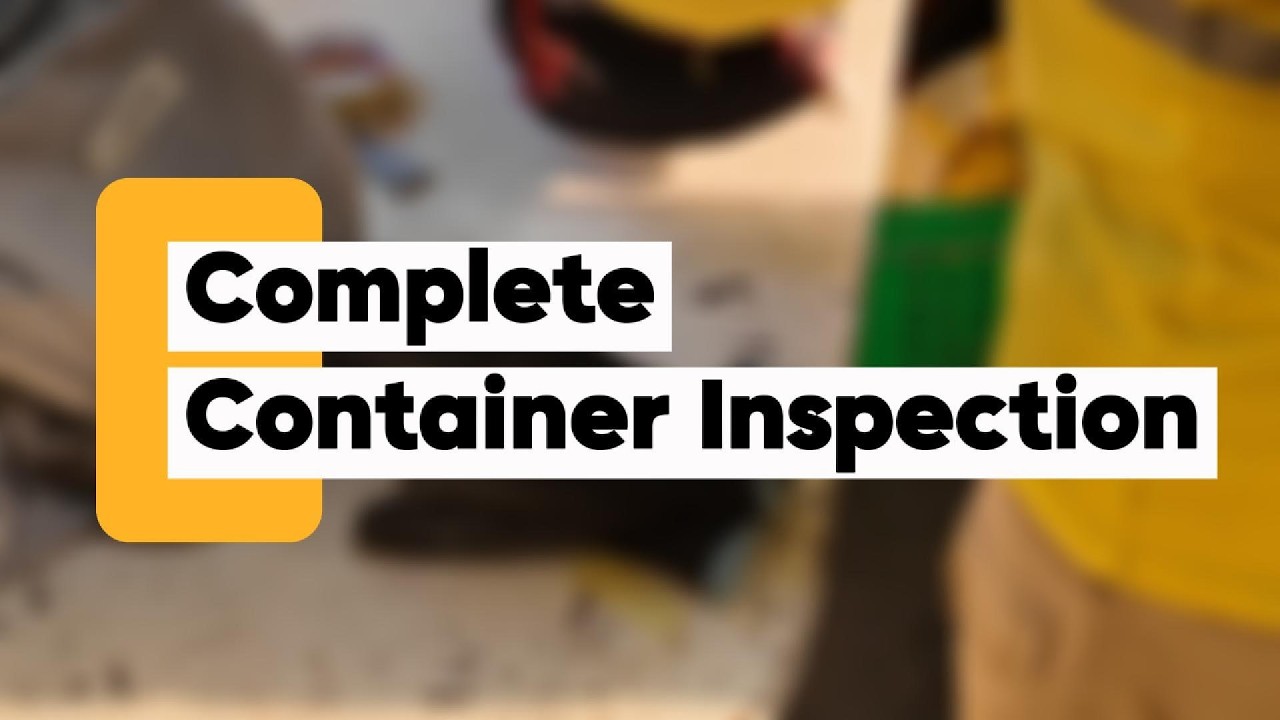 Container Inspection Process at MECRC | IICL-Compliant Visual & Structural Assessment