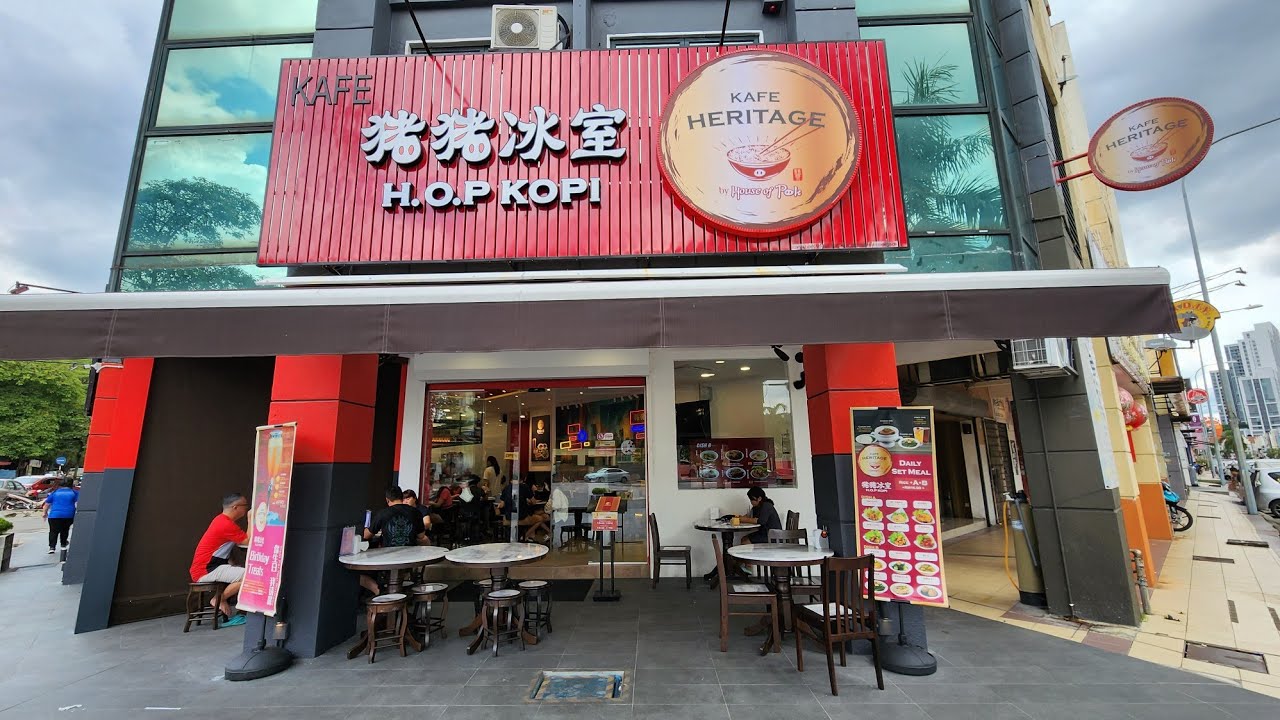 Kafe Heritage H.O.P. HOP Kopi Kepong Outlet 猪猪冰室 甲洞 Metro Perdana KL Kuala Lumpur