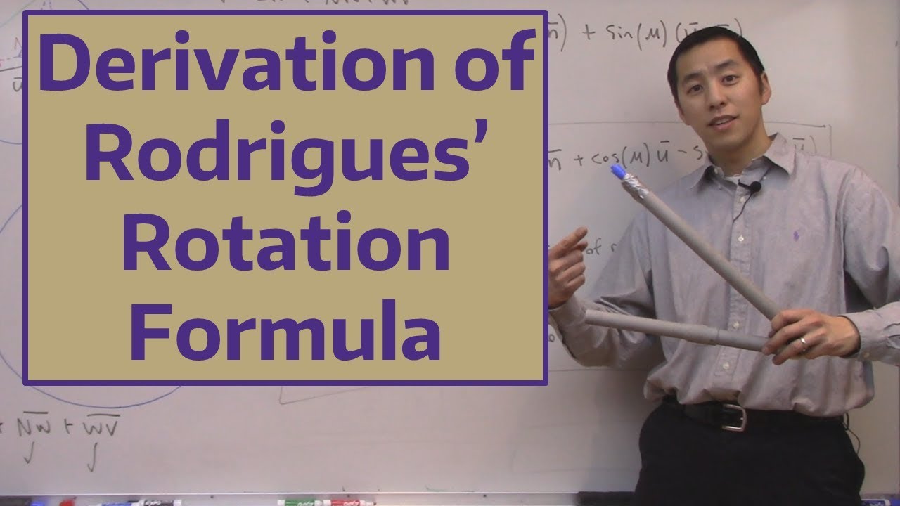 Derivation of Rodrigues’ Rotation Formula