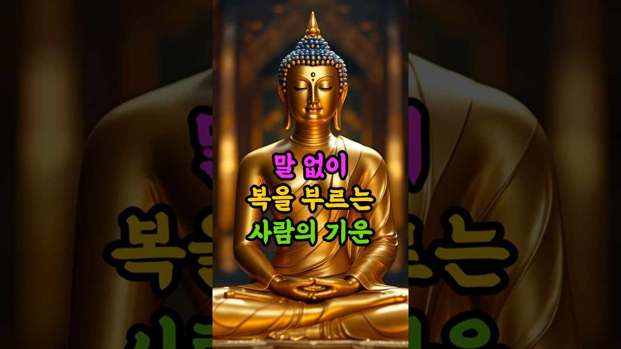 말없이 복을 부르는 사람들의 비밀#부처님말씀 #마음공부#복을부르는기운 #조용한사람 #부처님말씀 #마음수행 #시니어명상 #고요한삶 #말없는지혜 #마음챙김 #치유의시간 #짧은명상