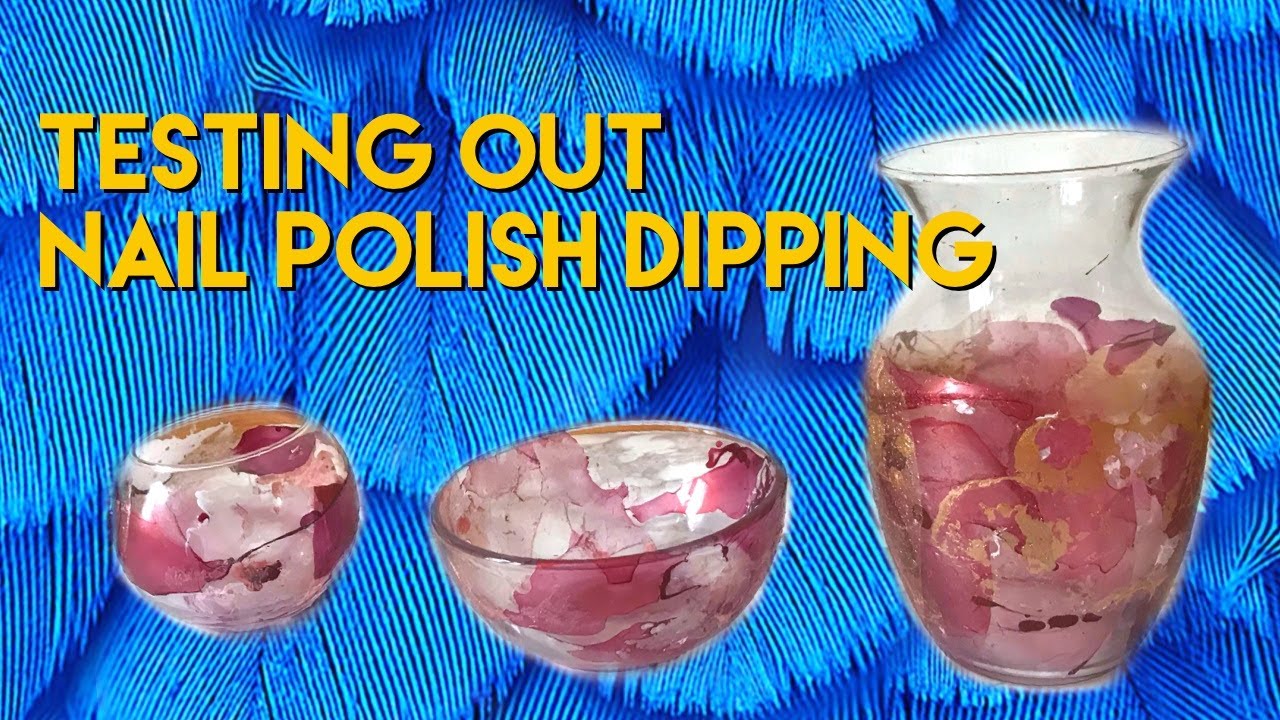 Testing Nail Polish Marbling