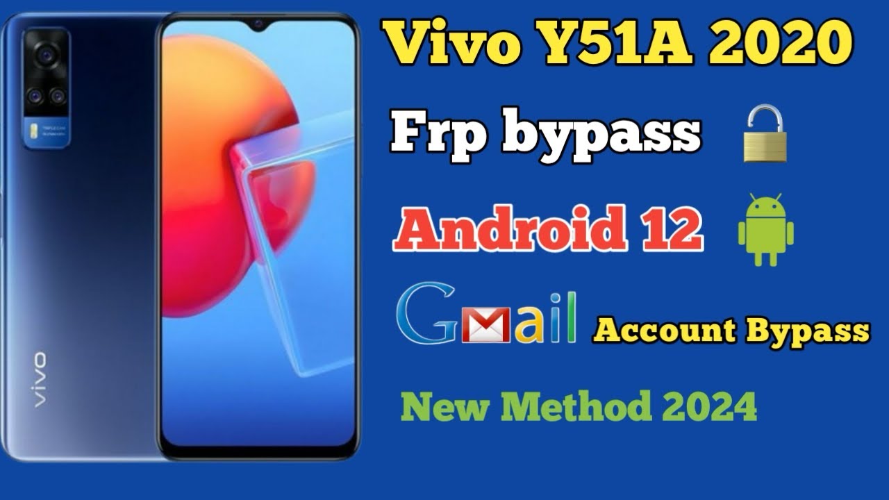 Vivo Y51A Frp Bypass Without pc || vivo y51a bypass google account lock android 12 || #vivofrpbypass