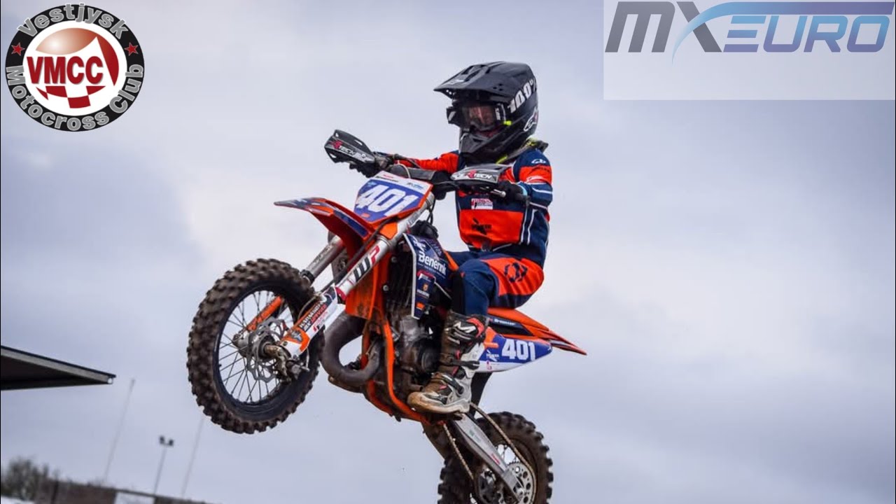 European championship EMX65 2025 Race 2 | @Vestjysk Motocross Club | #401 Sam Brouwer | wet race ☔️
