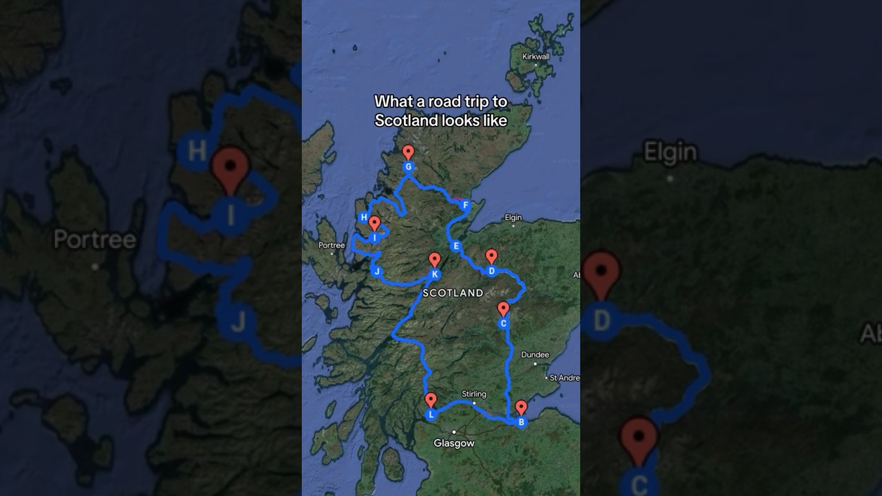 Scotland road trip itinerary with a van! #scotland #vanlife #roadtrip