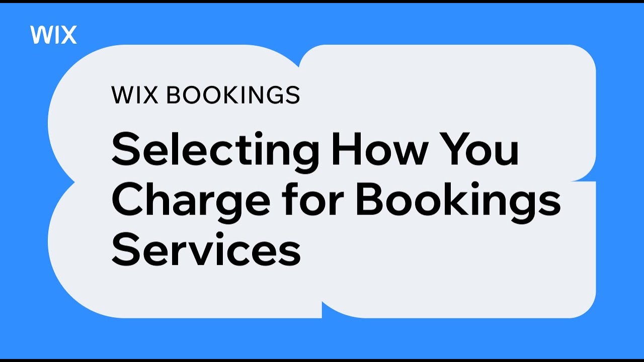 Wix Bookings | Selecting How You Charge for Bookings Services