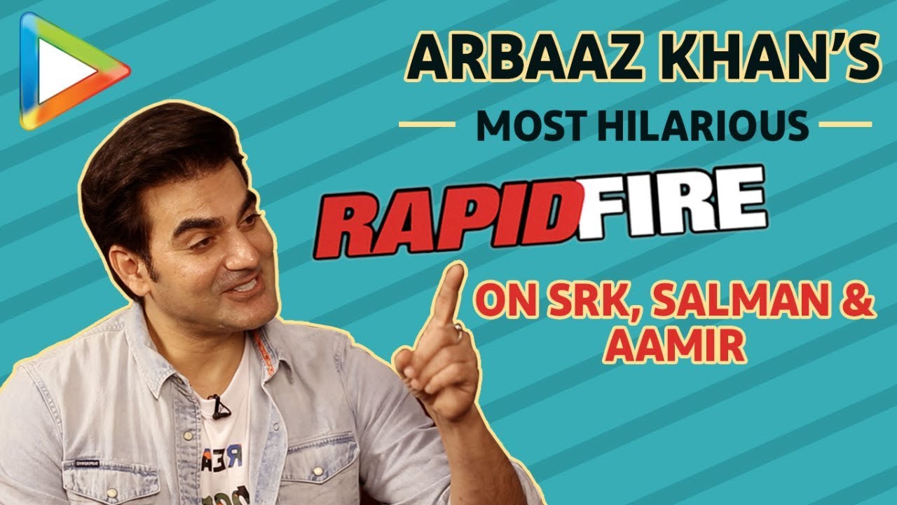 Arbaaz Khan’s EPIC Questions for SRK, Salman Khan & Aamir Khan are a LAUGH RIOT”| Rapid Fire