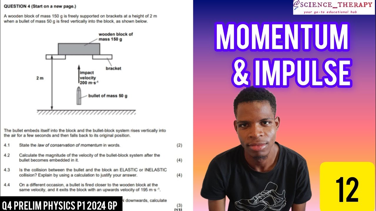MOMENTUM & IMPULSE | PRELIM P1 2024 GP | GRADE 12