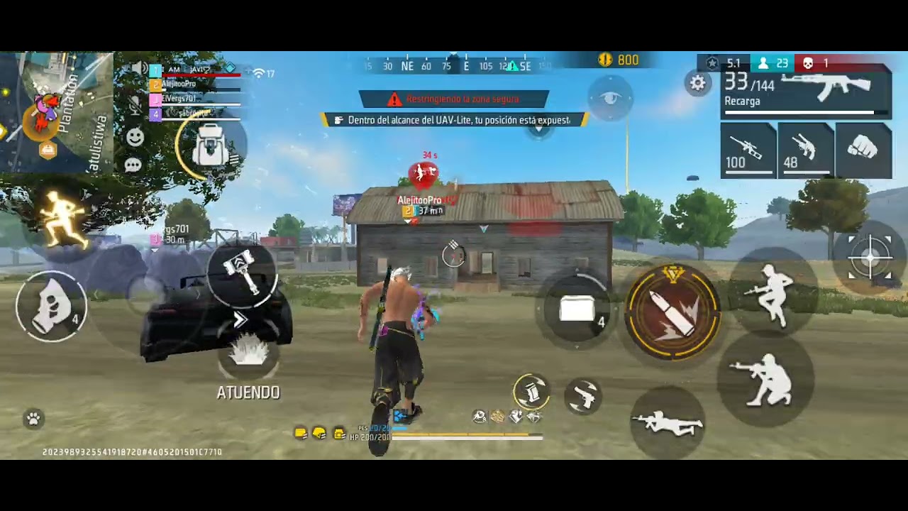 FREE FIRE CLASIFICATORIA #parati #freefire #garenafreefire 