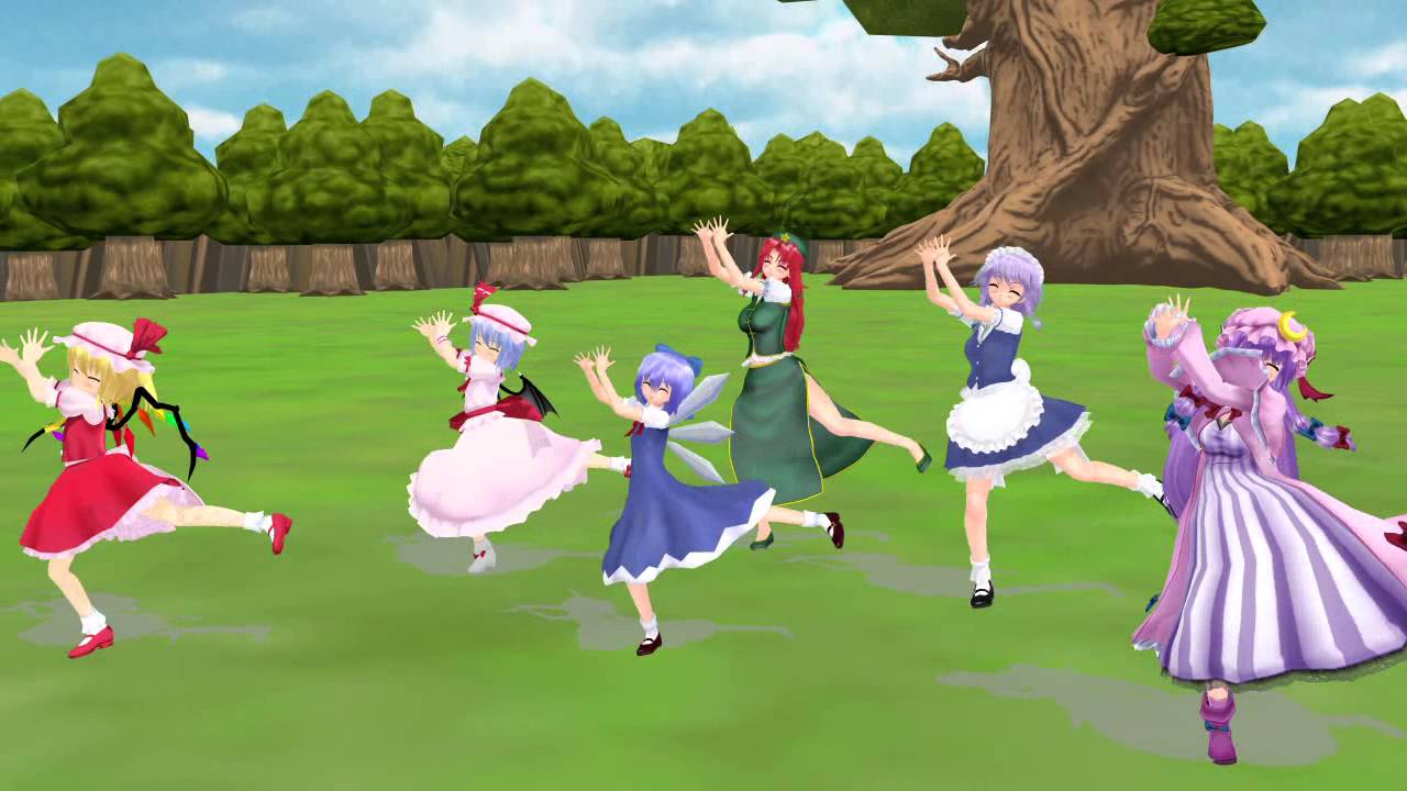 【東方MMD】東方キャラでチルノのパーフェクト算数教室