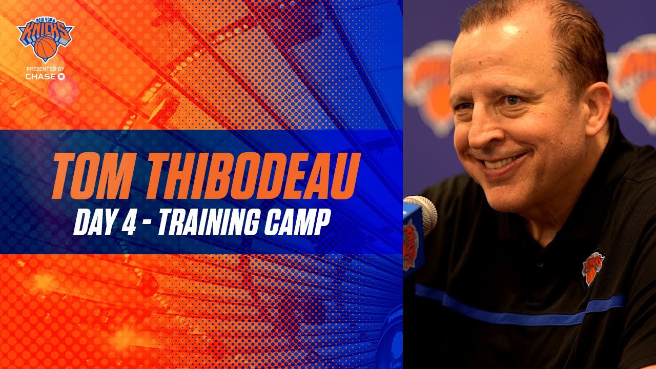 Knicks Training Camp Day 4 | Tom Thibodeau