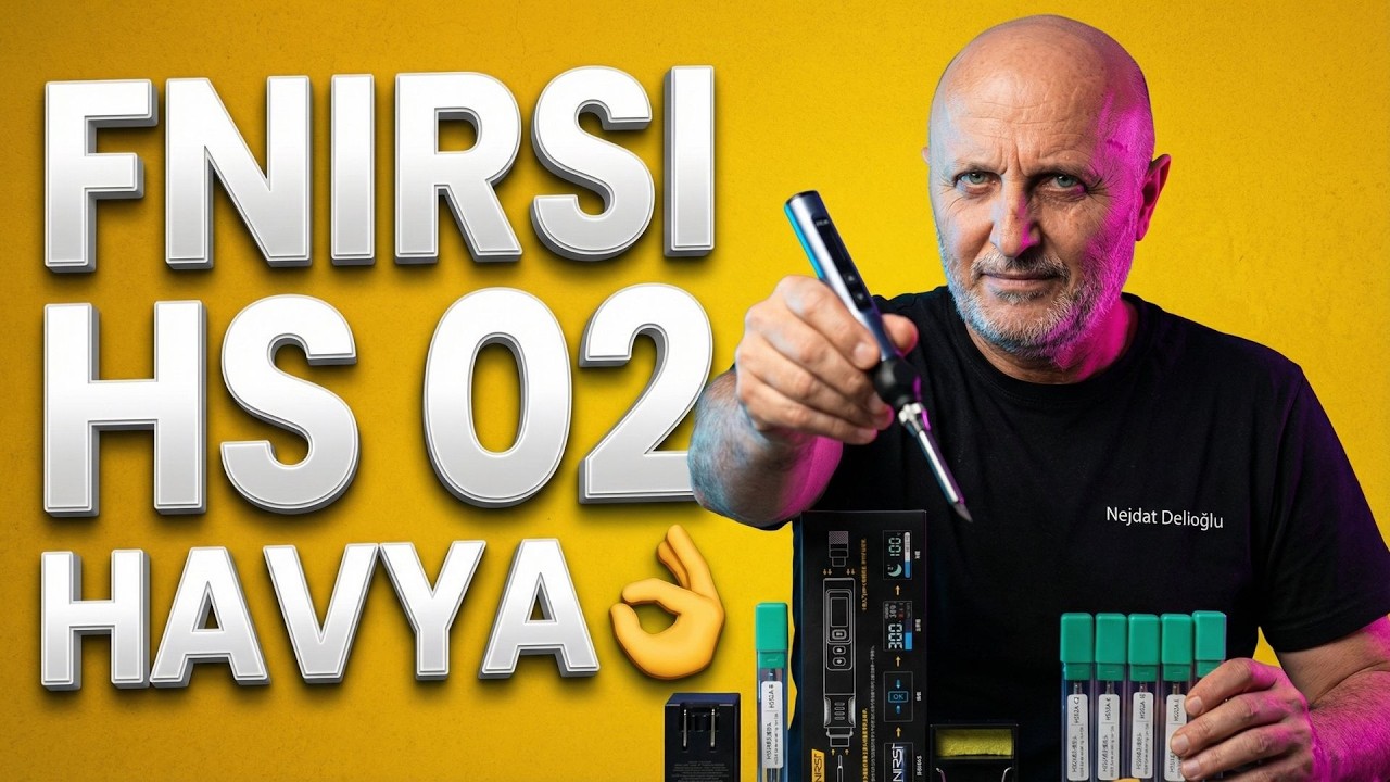 Elektronikçiler Bu Havyayı Çok Sevecek | FNIRSI HS 02 Akıllı Havya İncelemesi | #işbirliği