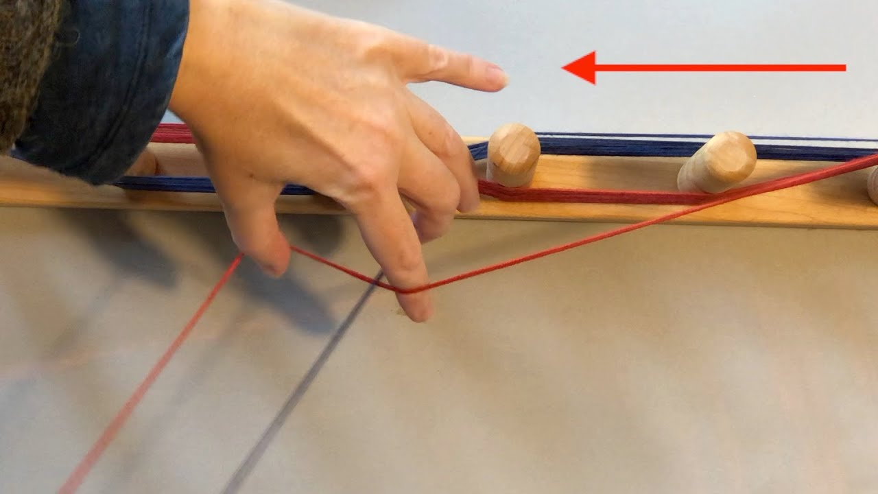 Creating a Threading Cross When Winding Multiple Warp Ends