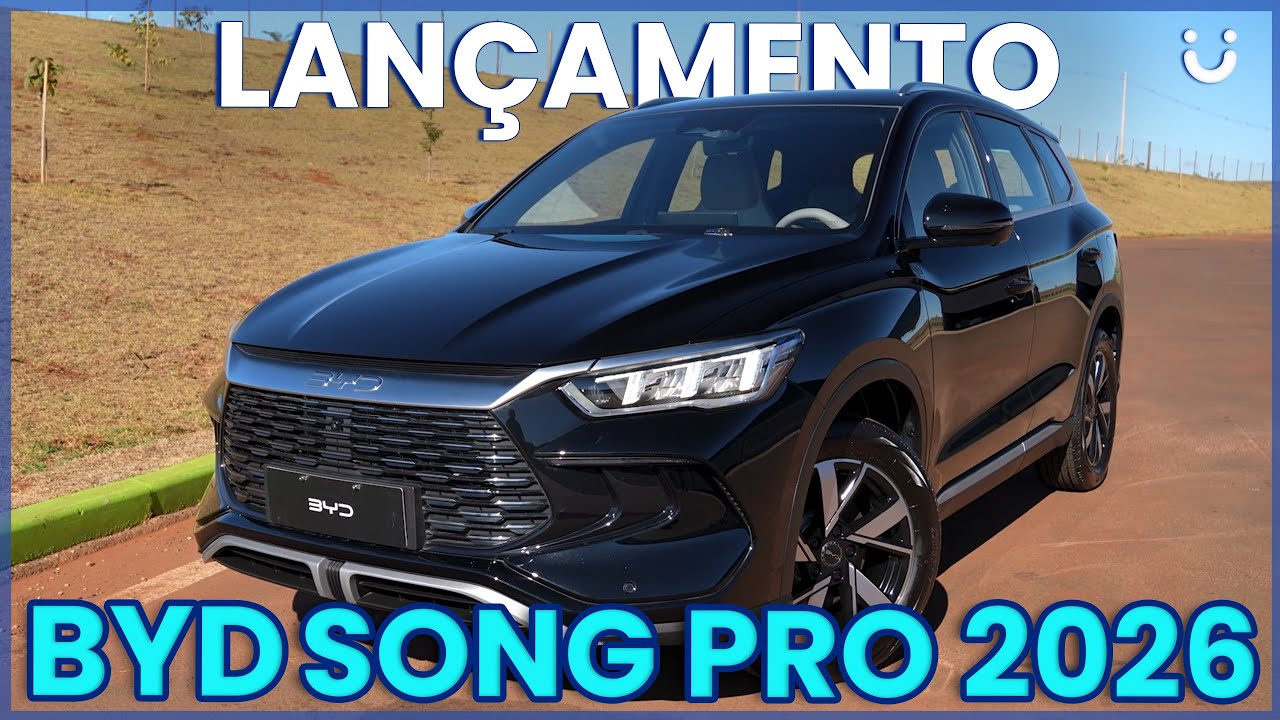 NOVO BYD SONG PRO 2026: O QUE É IMPORTANTE SABER SOBRE O SUV