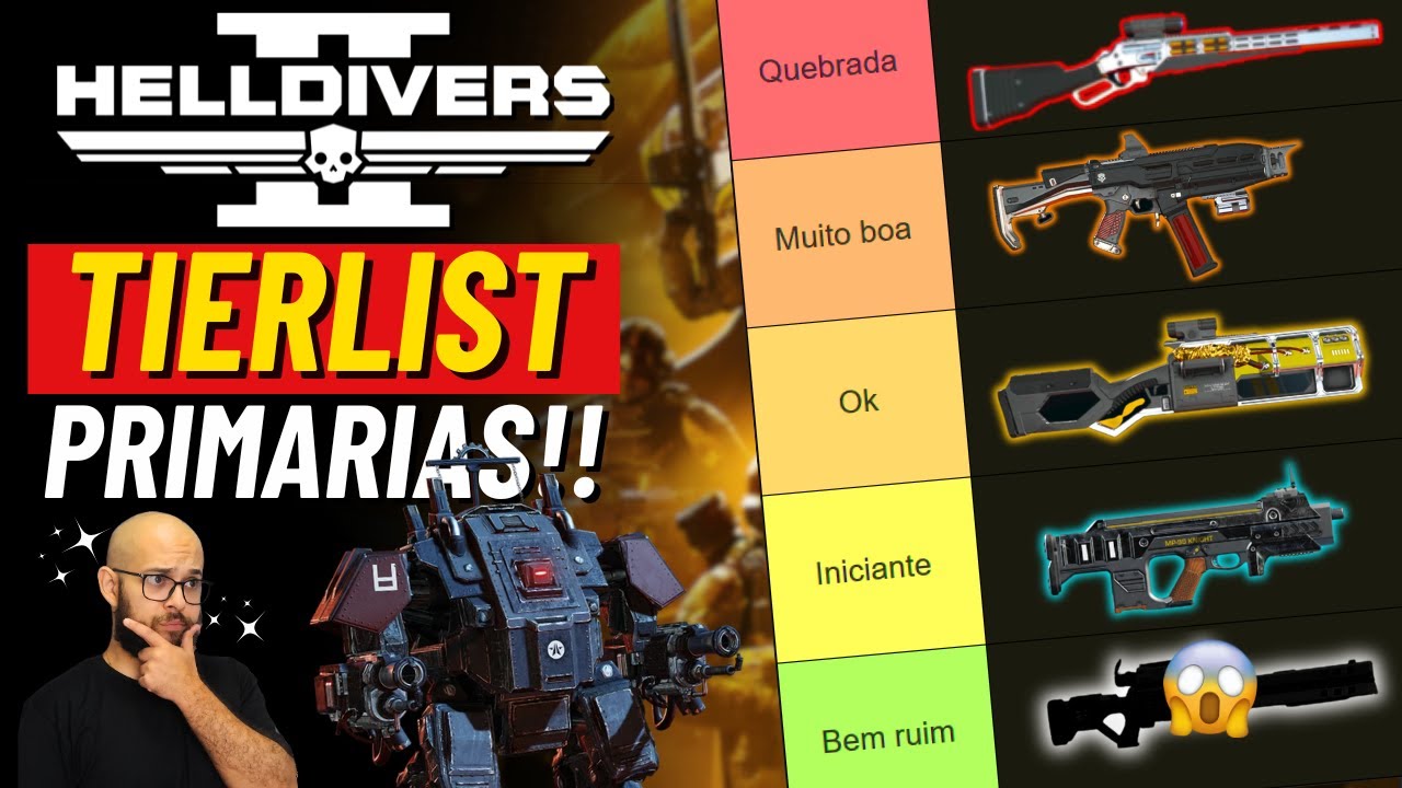 Helldivers 2 Tierlist Armas Prim&aacute;rias Automatos