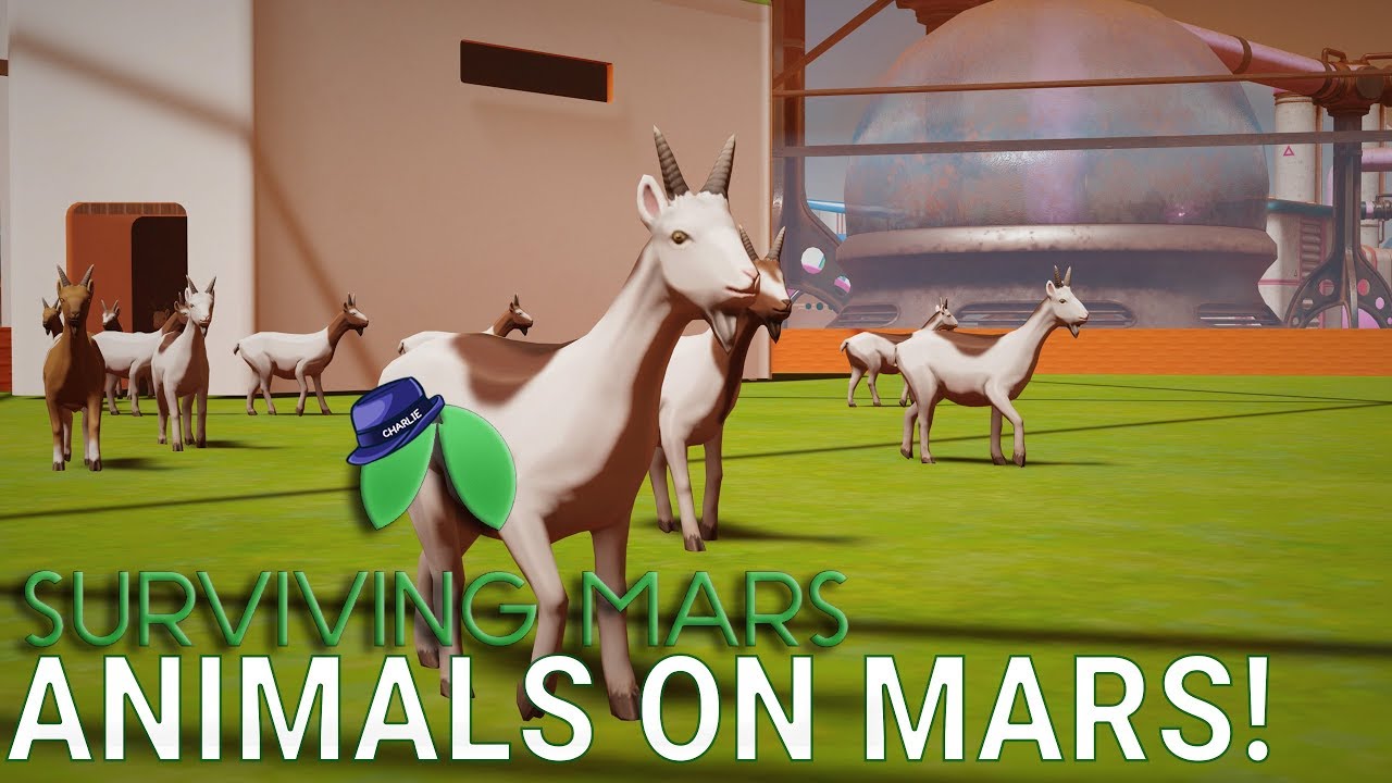 ANIMALS ON MARS! - Surviving Mars Green Planet Gameplay - Part 04 - Let's Play