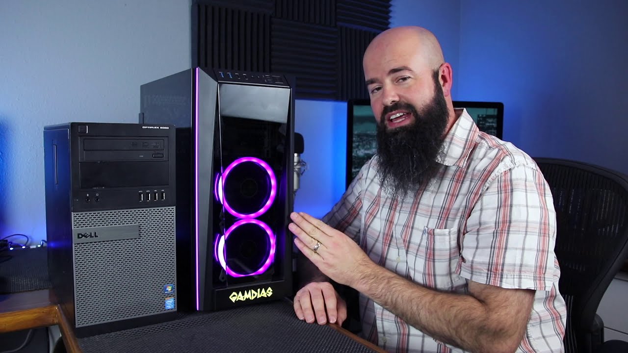 Простая пересадка корпуса Dell Optiplex RGB
