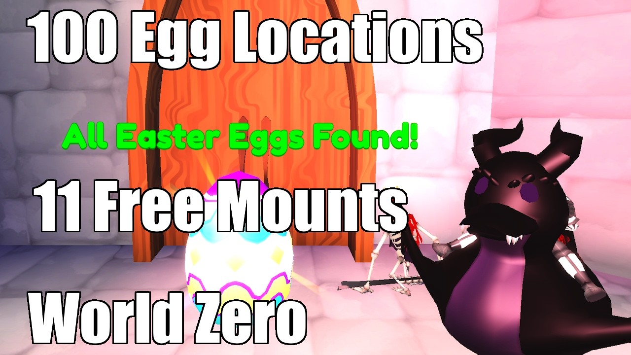 All 100 Egg Locations in World Zero | ALL 10 WORLDS | 11 Free Ducky Mounts | 2026