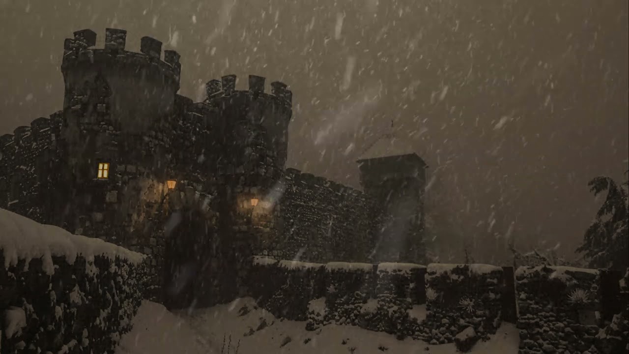 Relaxing Dark Castle Blizzard Ambience: 10 Hours Of Eerie Howling Winds To Help You Fall Asleep Fast