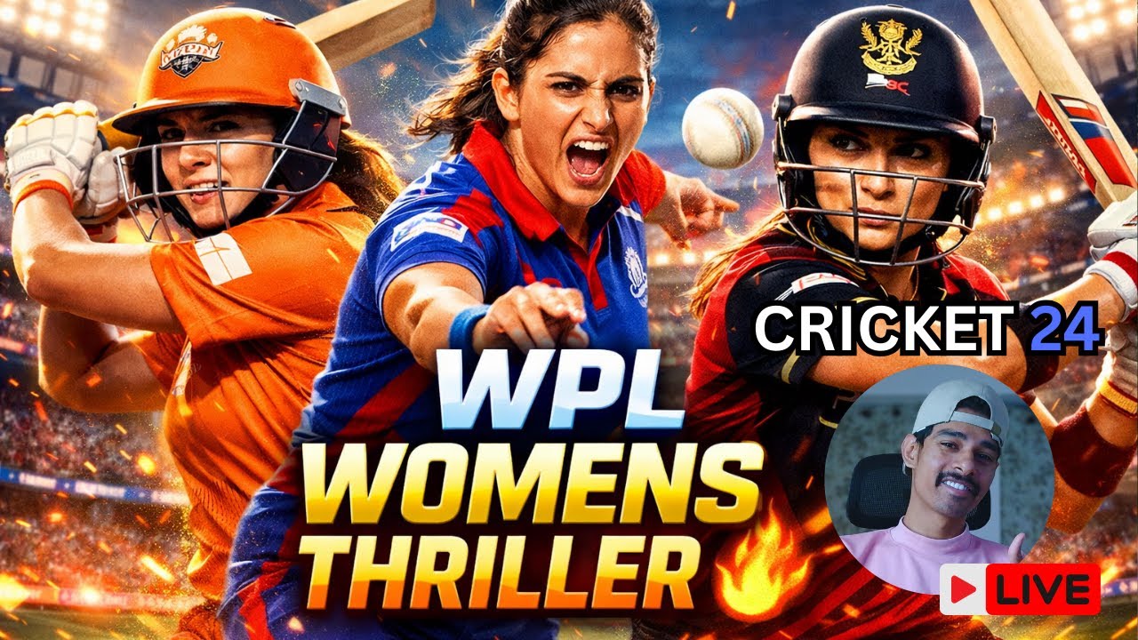 🔴 LIVE: WPL 2026 Final DC vs RCB Women | Women’s Cricket 24 Gameplay