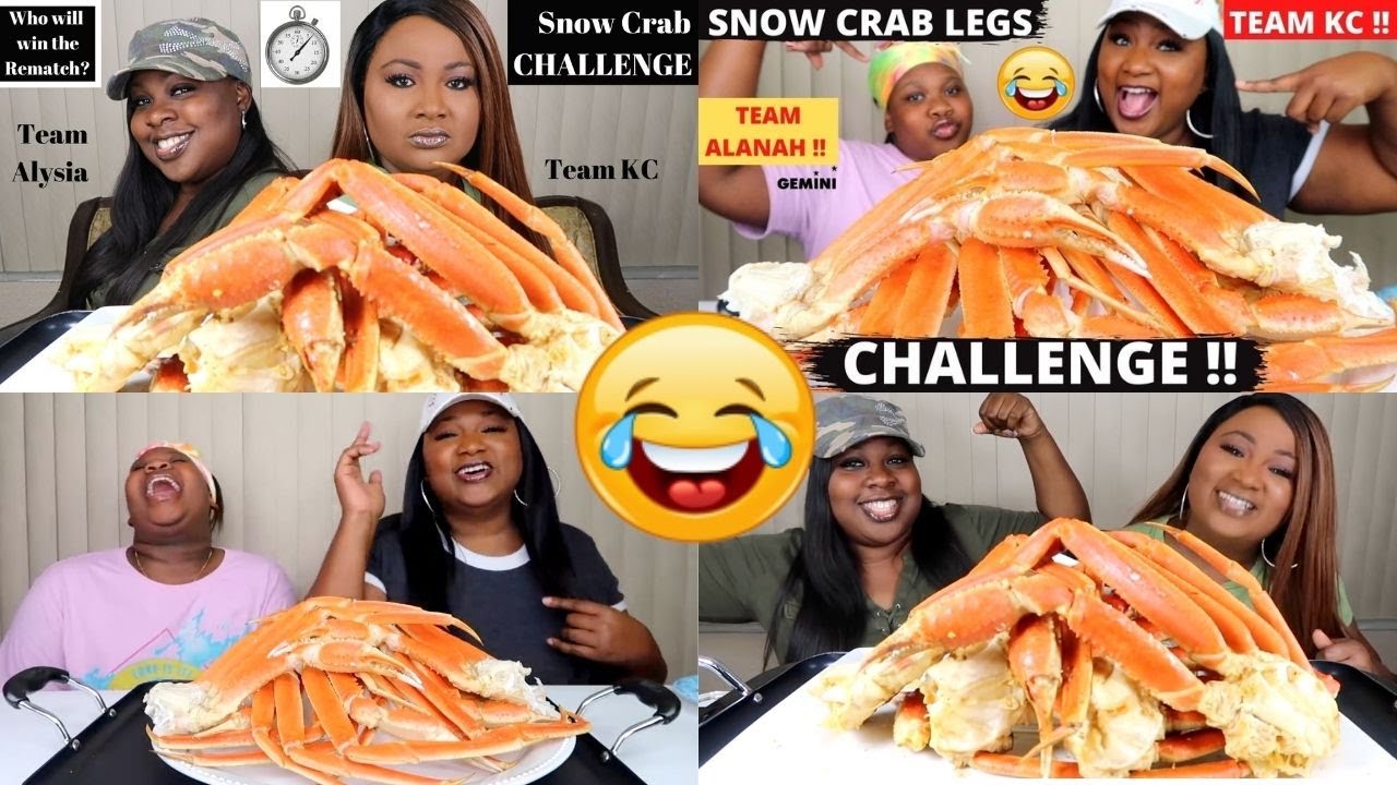 WHO'S NEXT !! SNOW CRAB LEGS MUKBANG CHALLENGES COMPILATION !! 먹방쇼