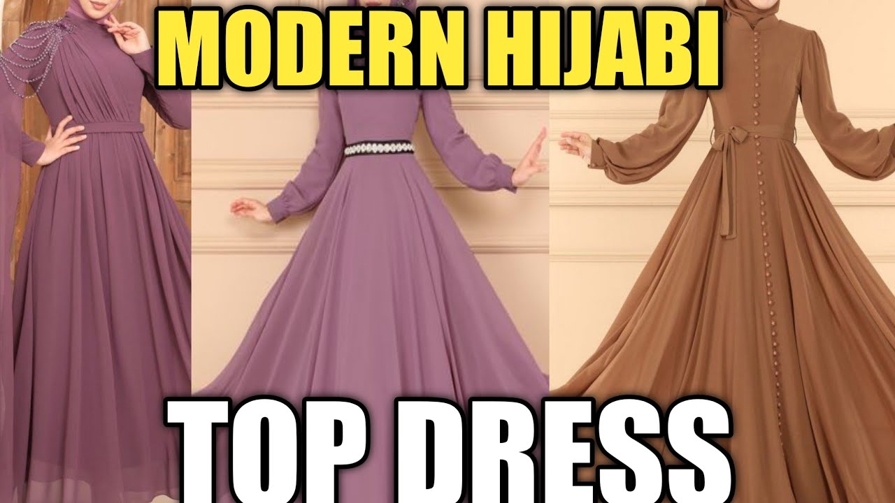 modern hijabi dress for party#dressdesign #hijabistyle