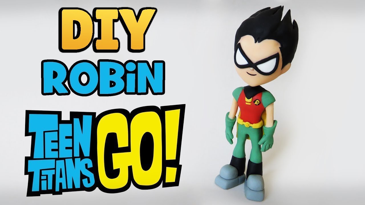DIY: Como Fazer ROBIN Os Jovens Titãs em Ação | TEEN TITANS GO!